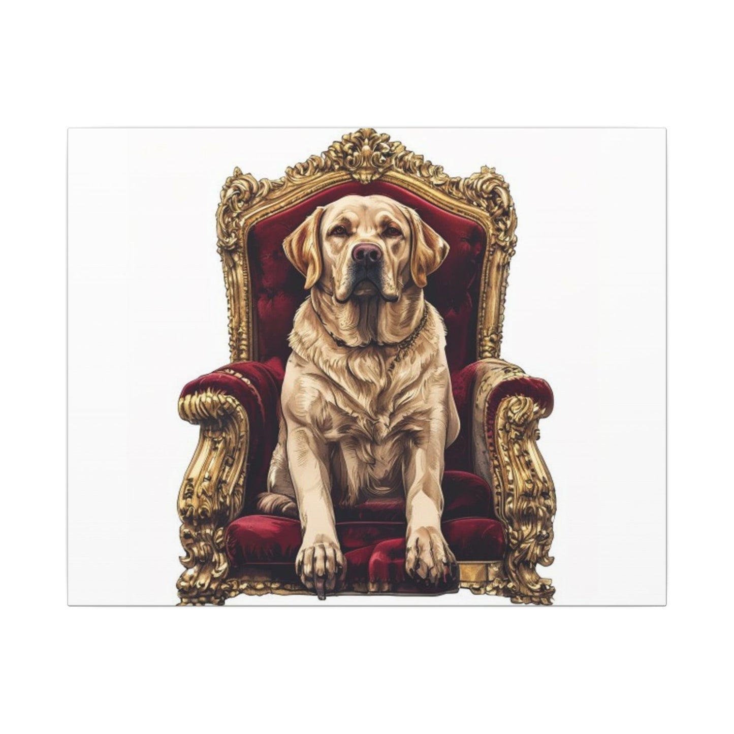 Custom Pet Portrait Canvas Print | Funny Pet Gift