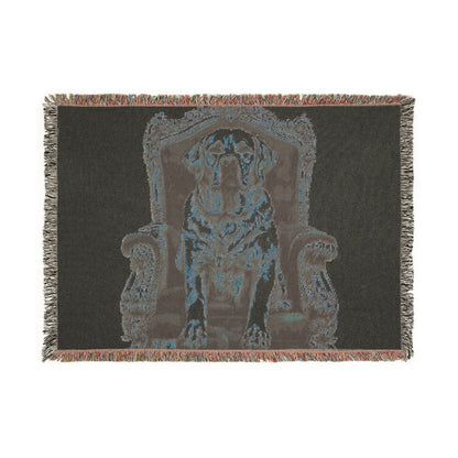 Custom Pet Portrait Woven Blanket | Funny Pet Gift
