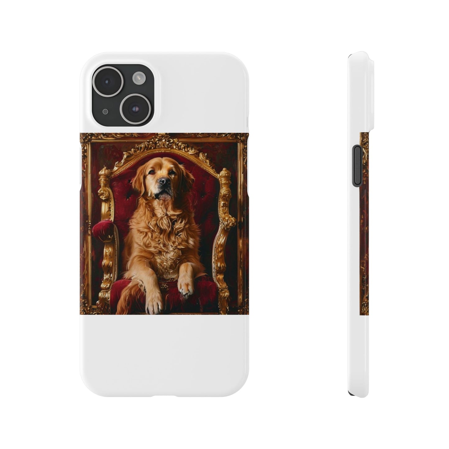 Custom Pet Portrait Slim Phone Case | Funny Pet Gift