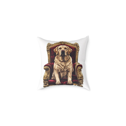 Custom Pet Portrait Square Canvas Pillow | Funny Pet Gift