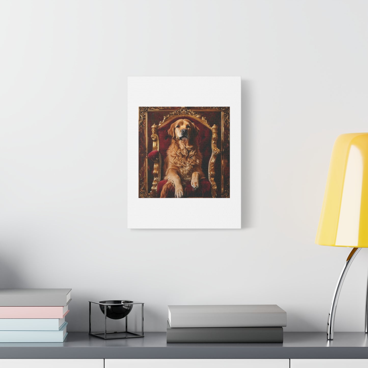 Custom Pet Portrait Classic Stretched Canvas Print | Funny Pet Gift