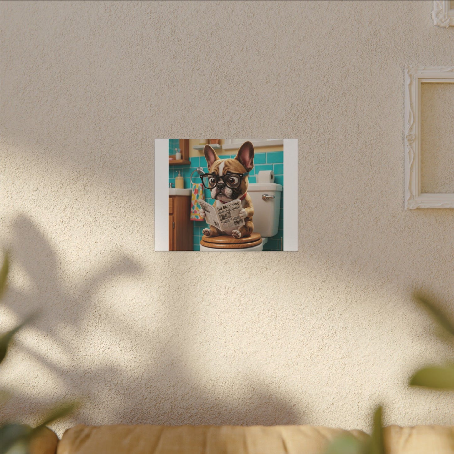 Custom Pet Portrait Canvas Print | Funny Pet Gift