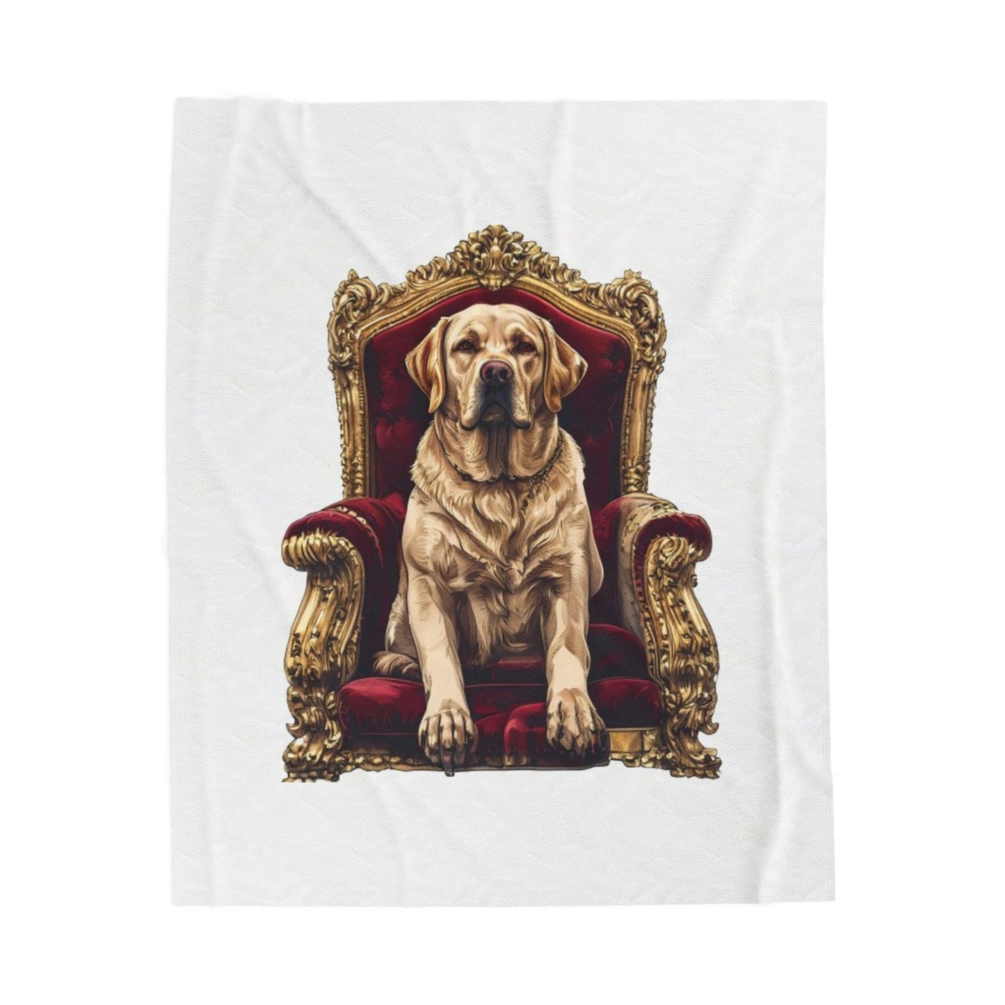 Custom Pet Portrait Fleece Blanket | Funny Pet Gift