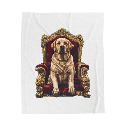 Custom Pet Portrait Fleece Blanket | Funny Pet Gift