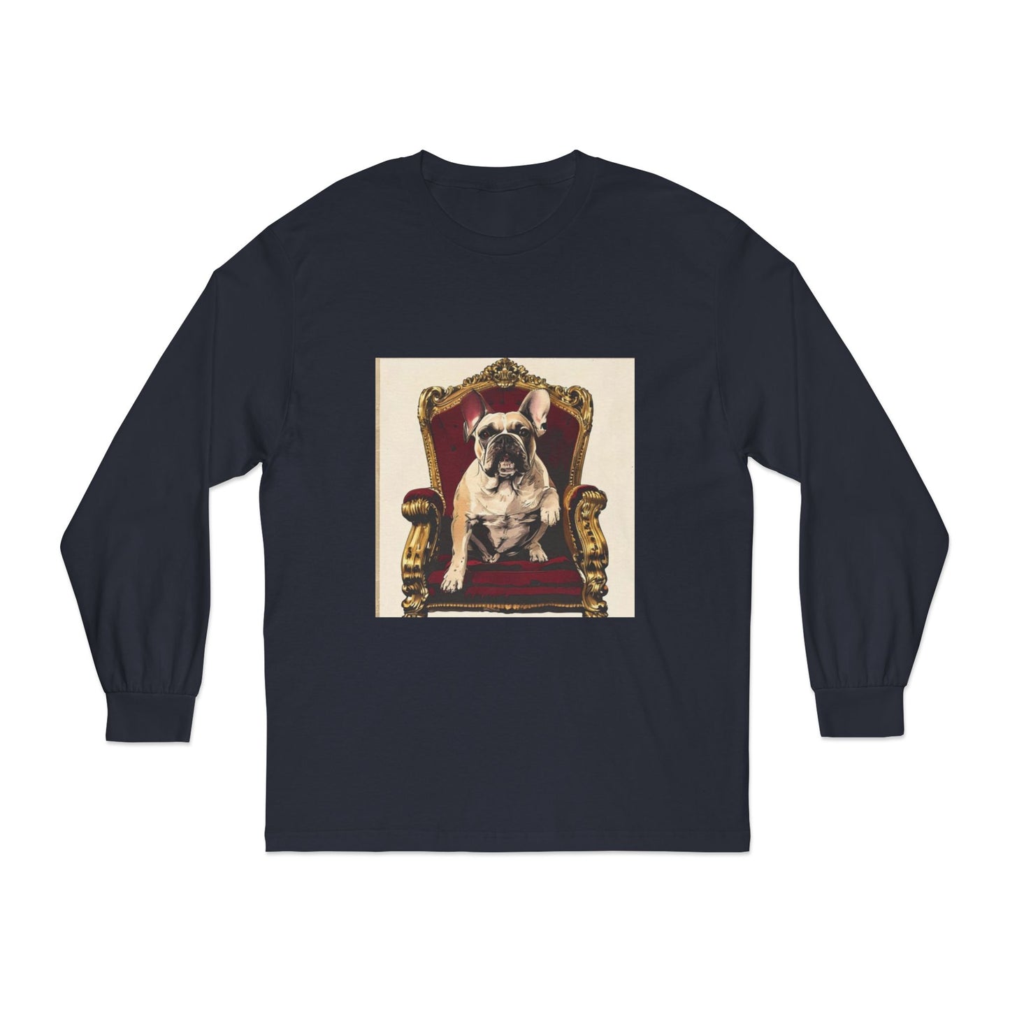 Custom Pet Portrait Unisex Long Sleeve T-Shirt | Funny Pet Gift