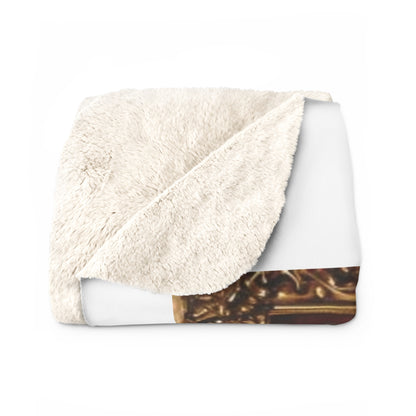 Custom Pet Portrait Sherpa Fleece Blanket | Funny Pet Gift