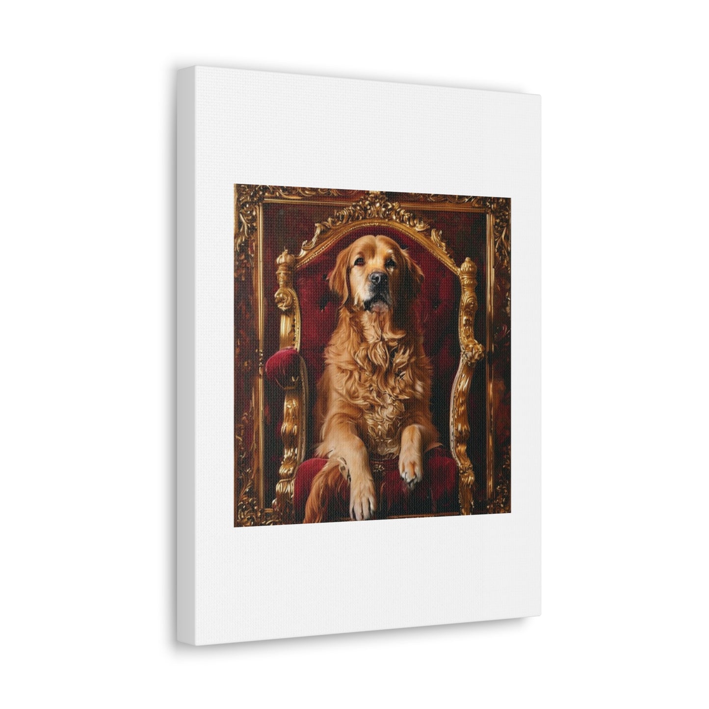 Custom Pet Portrait Classic Stretched Canvas Print | Funny Pet Gift