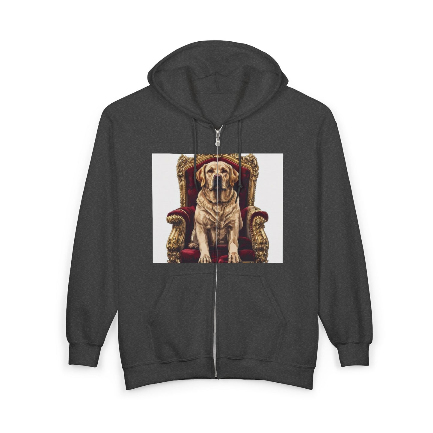 Custom Pet Portrait Unisex Zip-Up Hoodie | Funny Pet Gift
