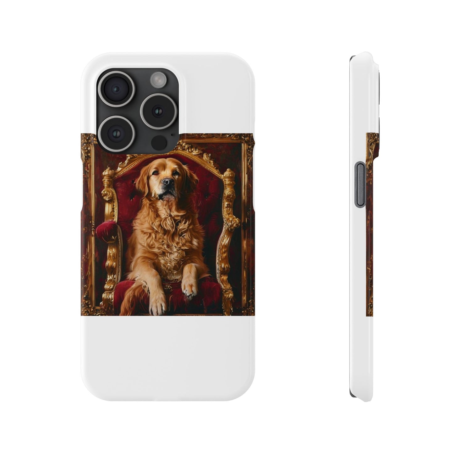 Custom Pet Portrait Slim Phone Case | Funny Pet Gift