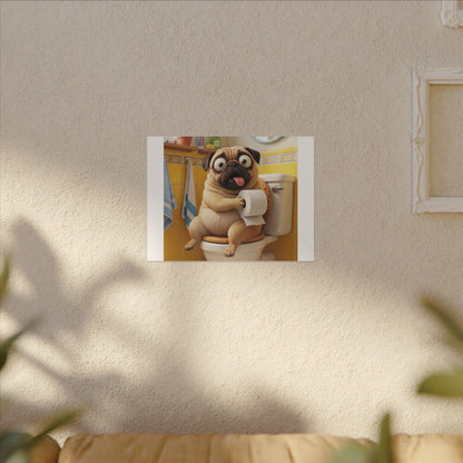 Custom Pet Portrait Canvas Print | Funny Pet Gift
