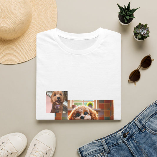 Custom Pet Portrait Unisex T-Shirt | Funny Pet Gift