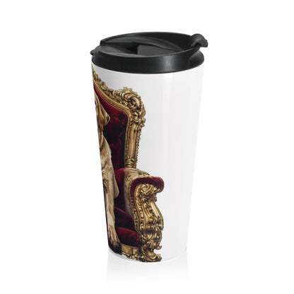 Custom Pet Portrait Stainless Steel Travel Mug | Funny Pet Gift