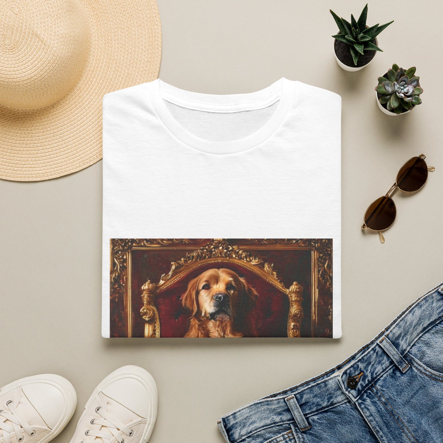 Custom Pet Portrait Unisex T-Shirt | Funny Pet Gift