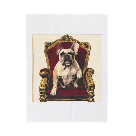 Custom Pet Portrait Fleece Blanket | Funny Pet Gift