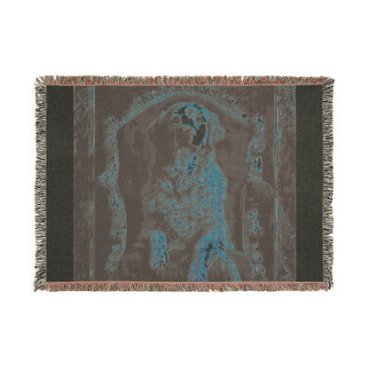 Custom Pet Portrait Woven Blanket | Funny Pet Gift