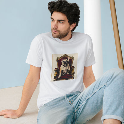 Custom Pet Portrait Organic Unisex T-Shirt | Funny Pet Gift