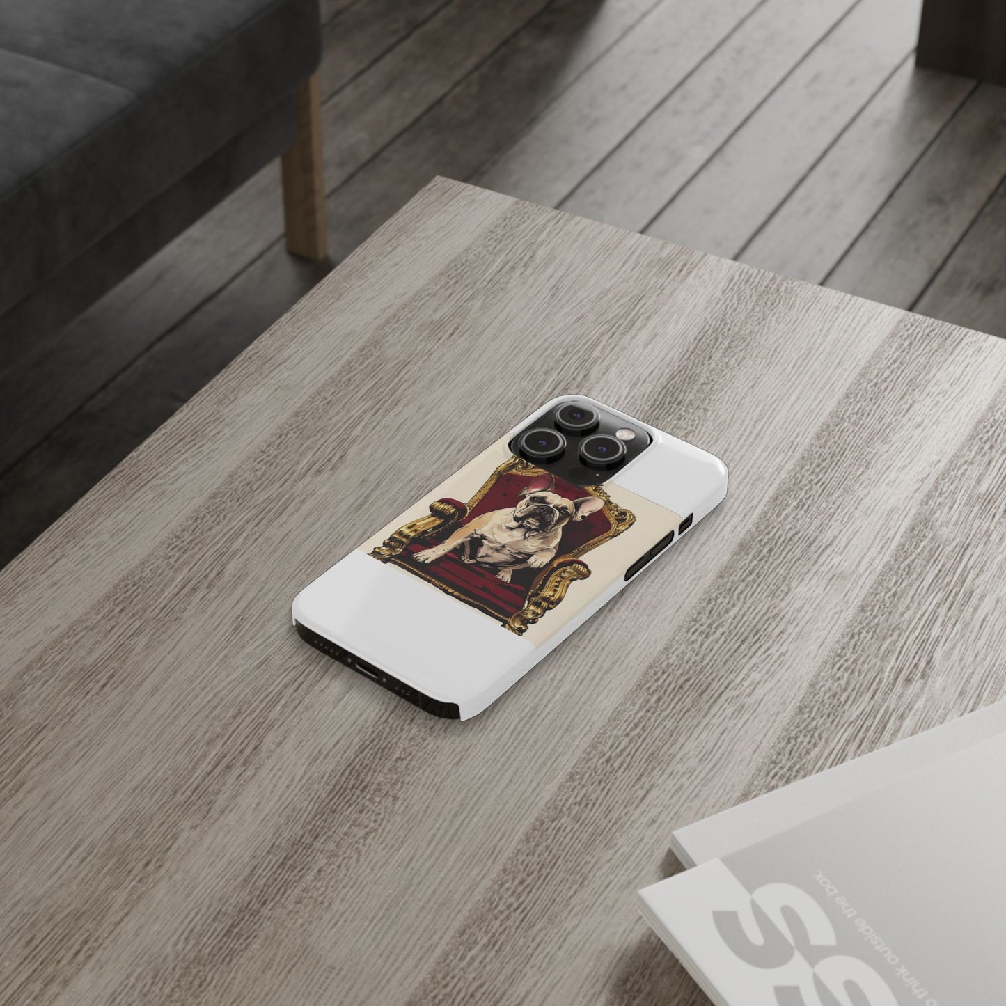 Custom Pet Portrait Slim Phone Case | Funny Pet Gift