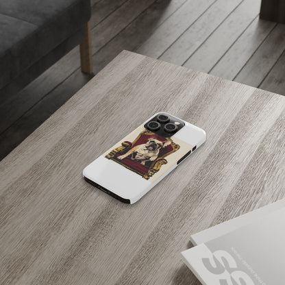 Custom Pet Portrait Slim Phone Case | Funny Pet Gift