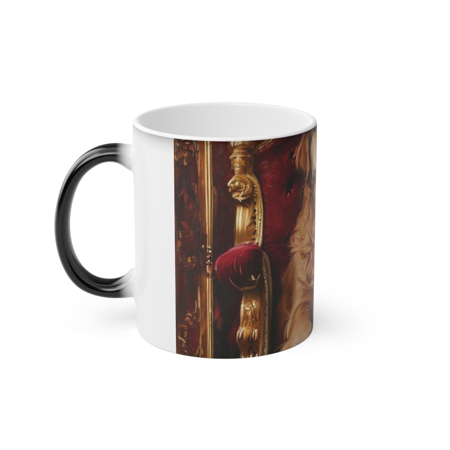 Custom Pet Portrait Heat-Activated Magic Mug | Funny Pet Gift