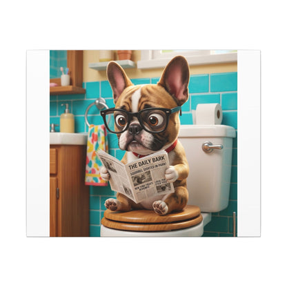 Custom Pet Portrait Canvas Print | Funny Pet Gift