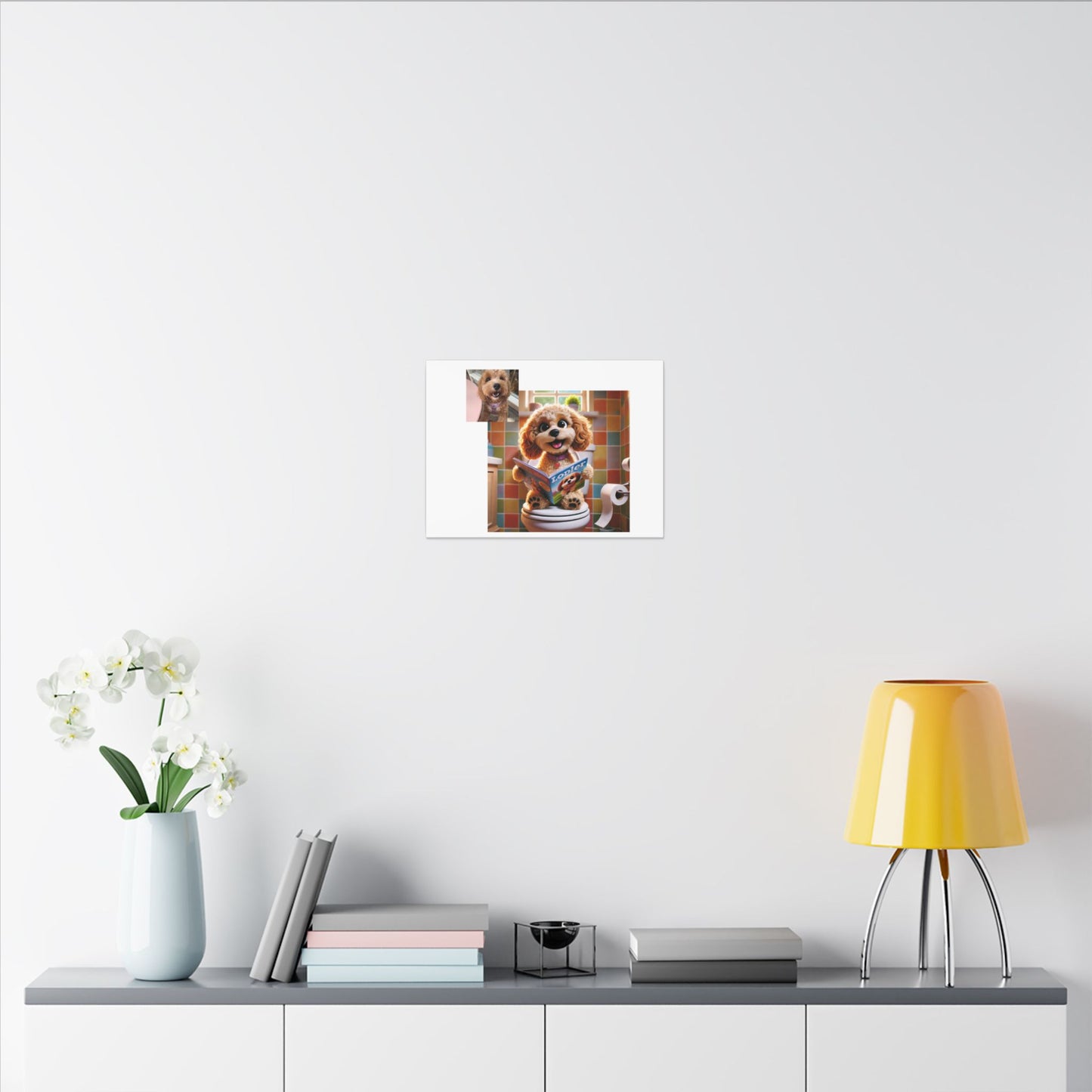 Custom Pet Portrait Canvas Print | Funny Pet Gift