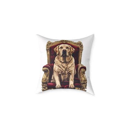 Custom Pet Portrait Square Canvas Pillow | Funny Pet Gift