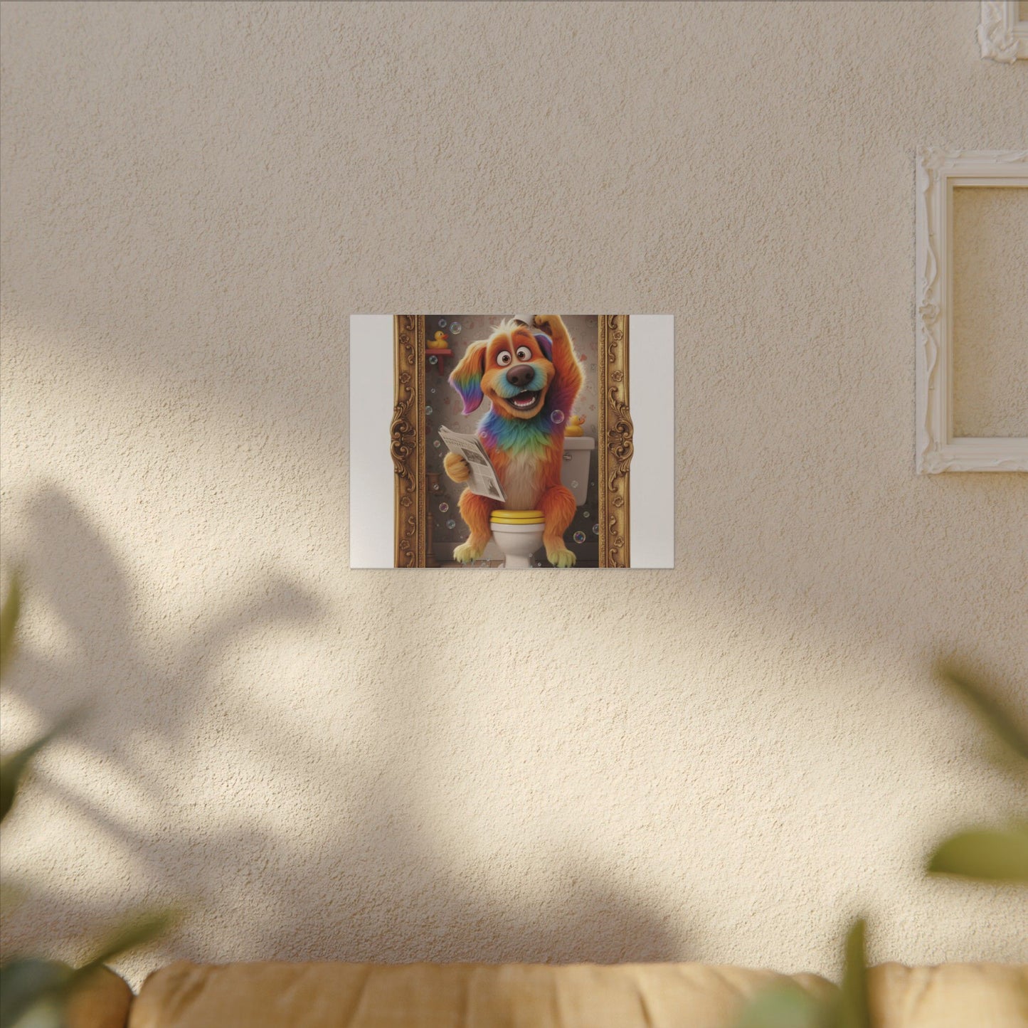 Custom Pet Portrait Canvas Print | Funny Pet Gift