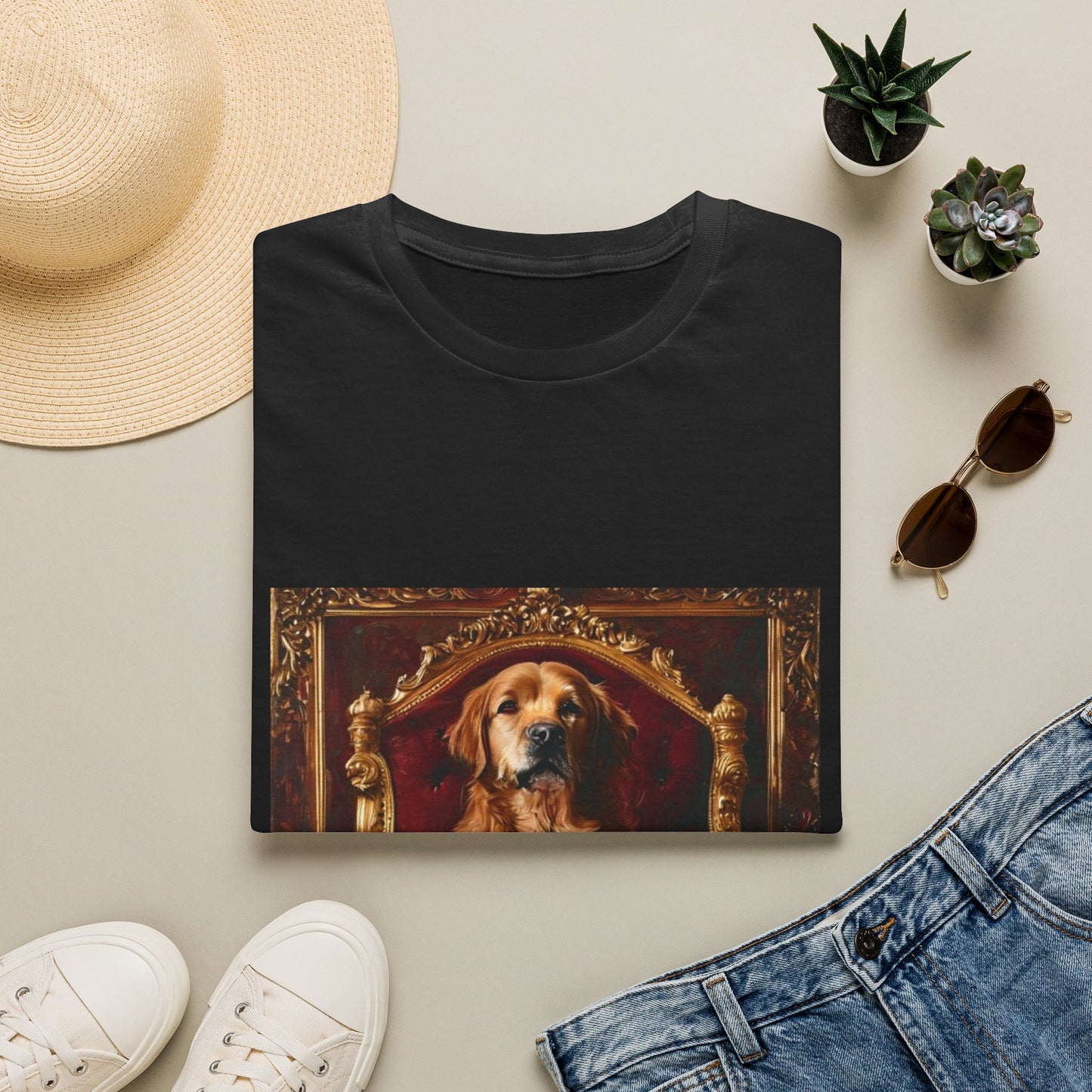 Custom Pet Portrait Unisex T-Shirt | Funny Pet Gift