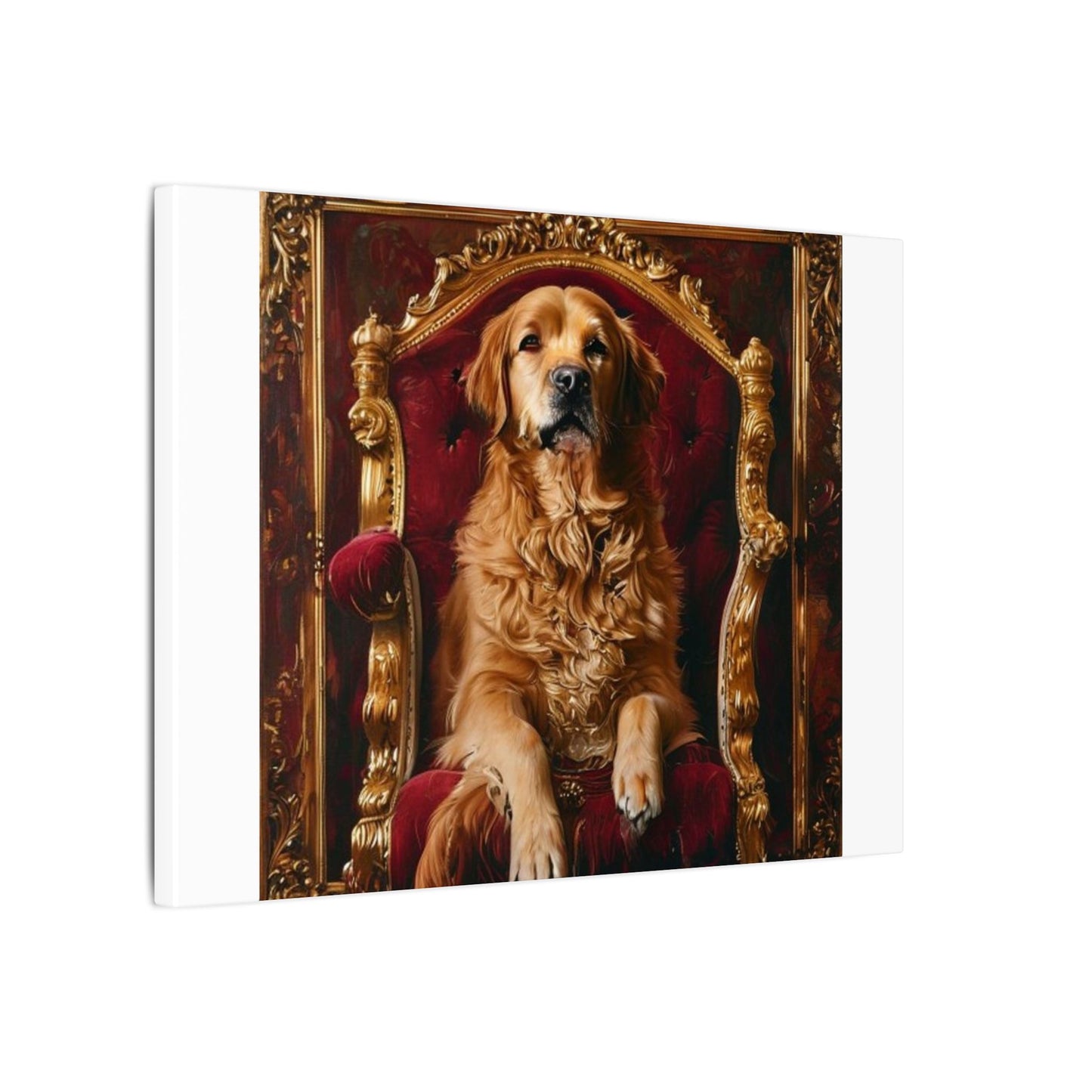 Custom Pet Portrait Canvas Print | Funny Pet Gift