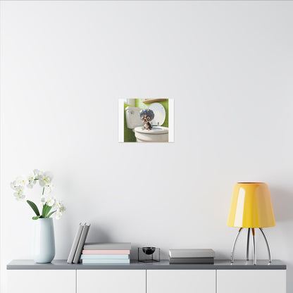 Custom Pet Portrait Canvas Print | Funny Pet Gift