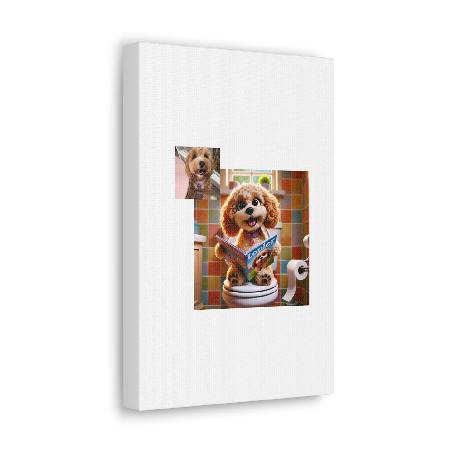 Custom Pet Portrait Classic Stretched Canvas Print | Funny Pet Gift
