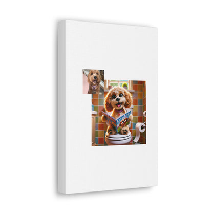 Custom Pet Portrait Classic Stretched Canvas Print | Funny Pet Gift