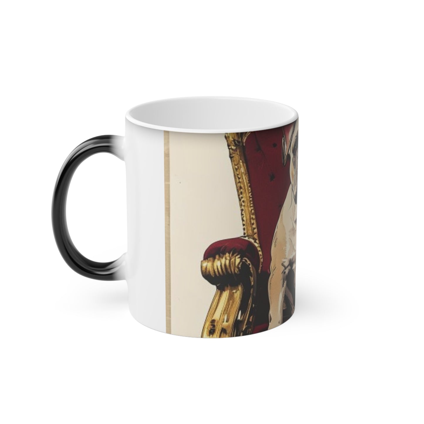 Custom Pet Portrait Heat-Activated Magic Mug | Funny Pet Gift