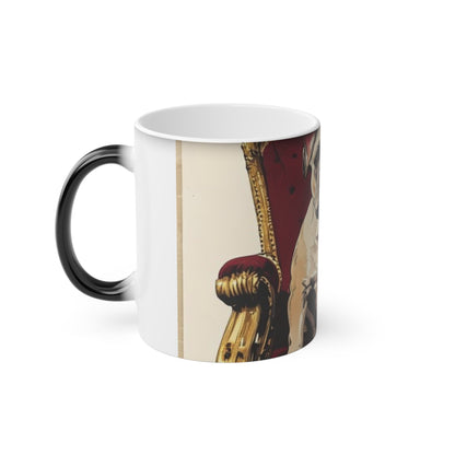 Custom Pet Portrait Heat-Activated Magic Mug | Funny Pet Gift