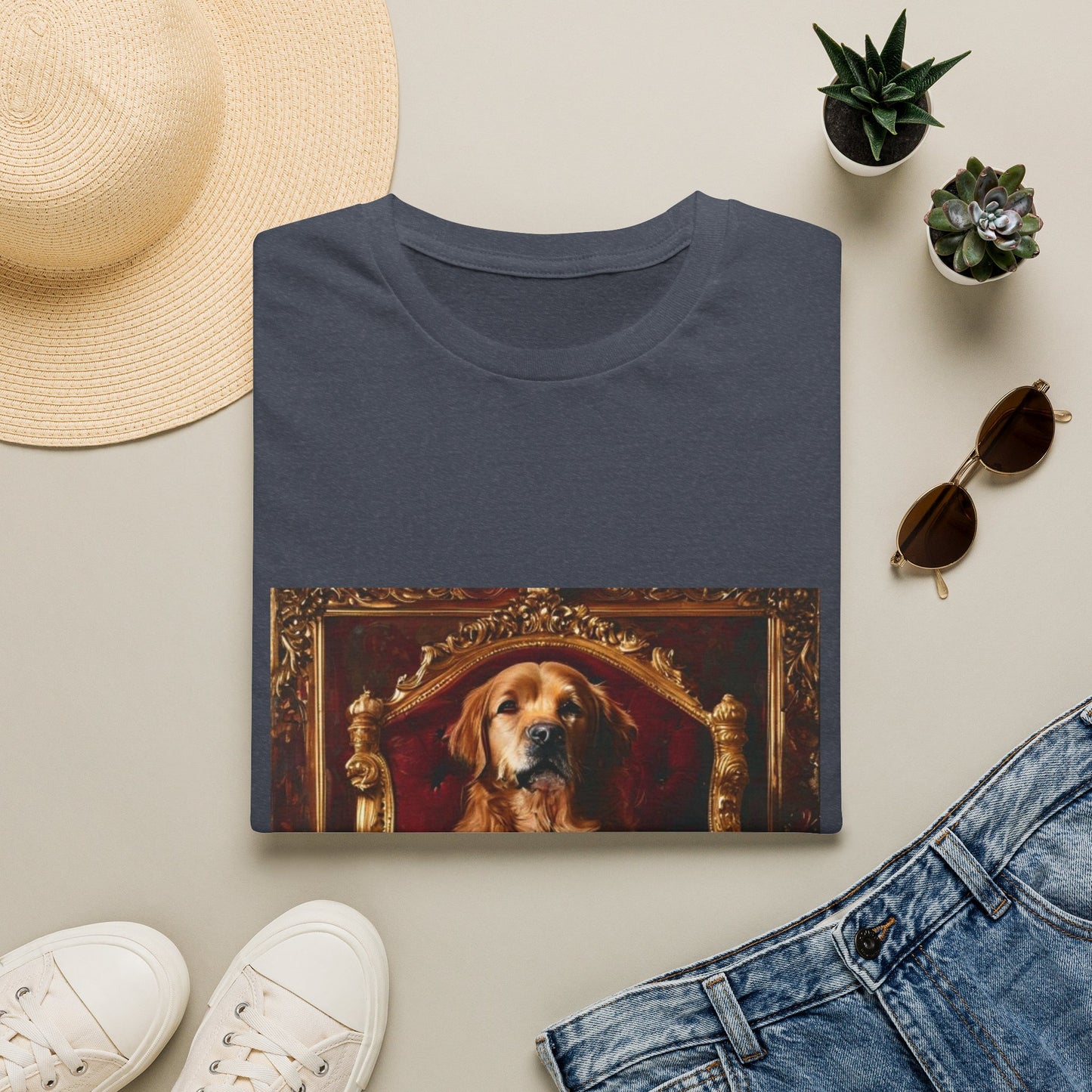 Custom Pet Portrait Unisex T-Shirt | Funny Pet Gift