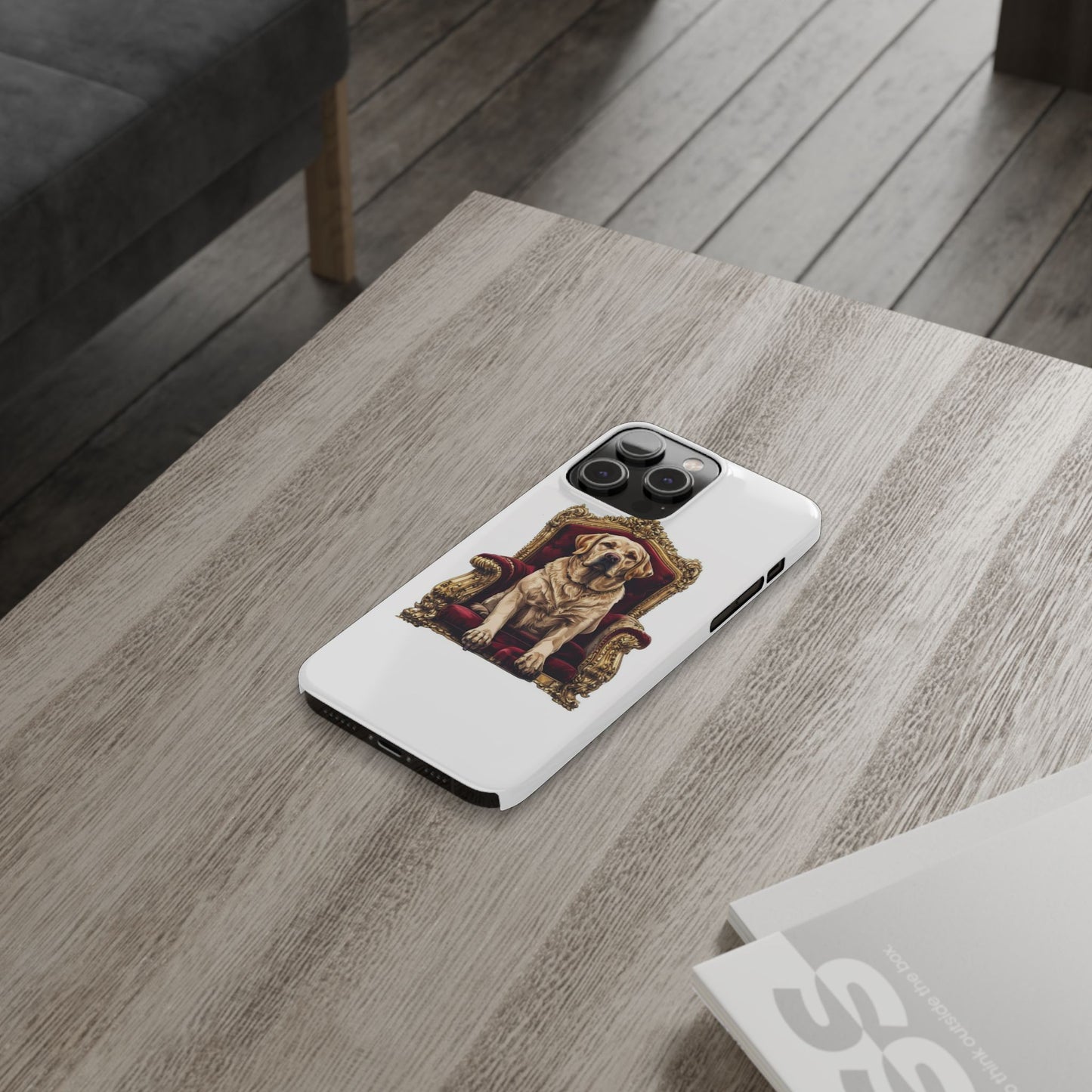 Custom Pet Portrait Slim Phone Case | Funny Pet Gift
