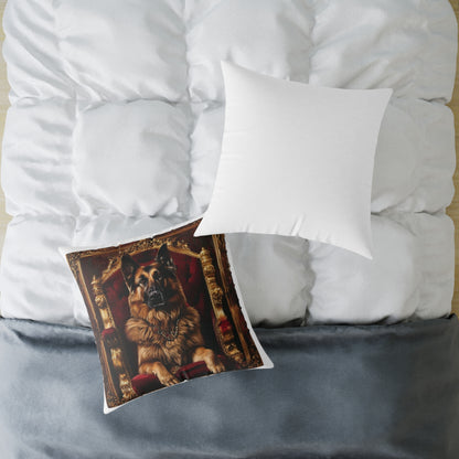 Custom Pet Portrait Square Canvas Pillow | Funny Pet Gift