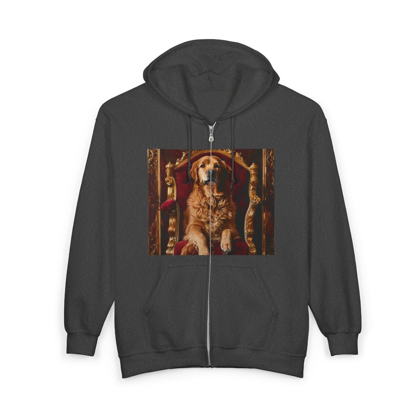 Custom Pet Portrait Unisex Zip-Up Hoodie | Funny Pet Gift