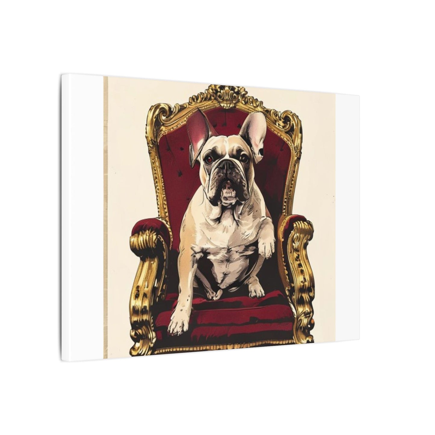 Custom Pet Portrait Canvas Print | Funny Pet Gift