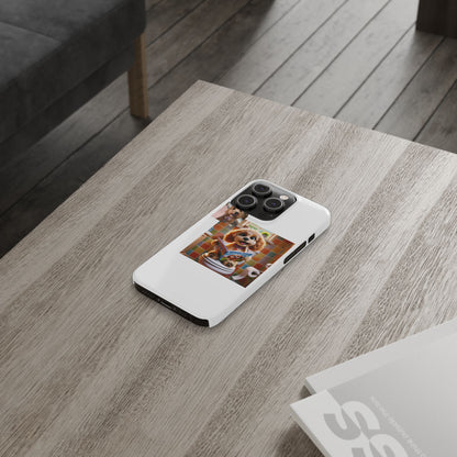 Custom Pet Portrait Slim Phone Case | Funny Pet Gift
