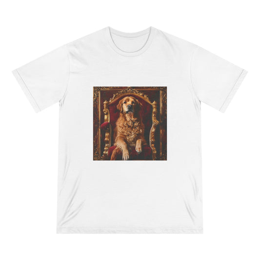 Custom Pet Portrait Organic Unisex T-Shirt | Funny Pet Gift