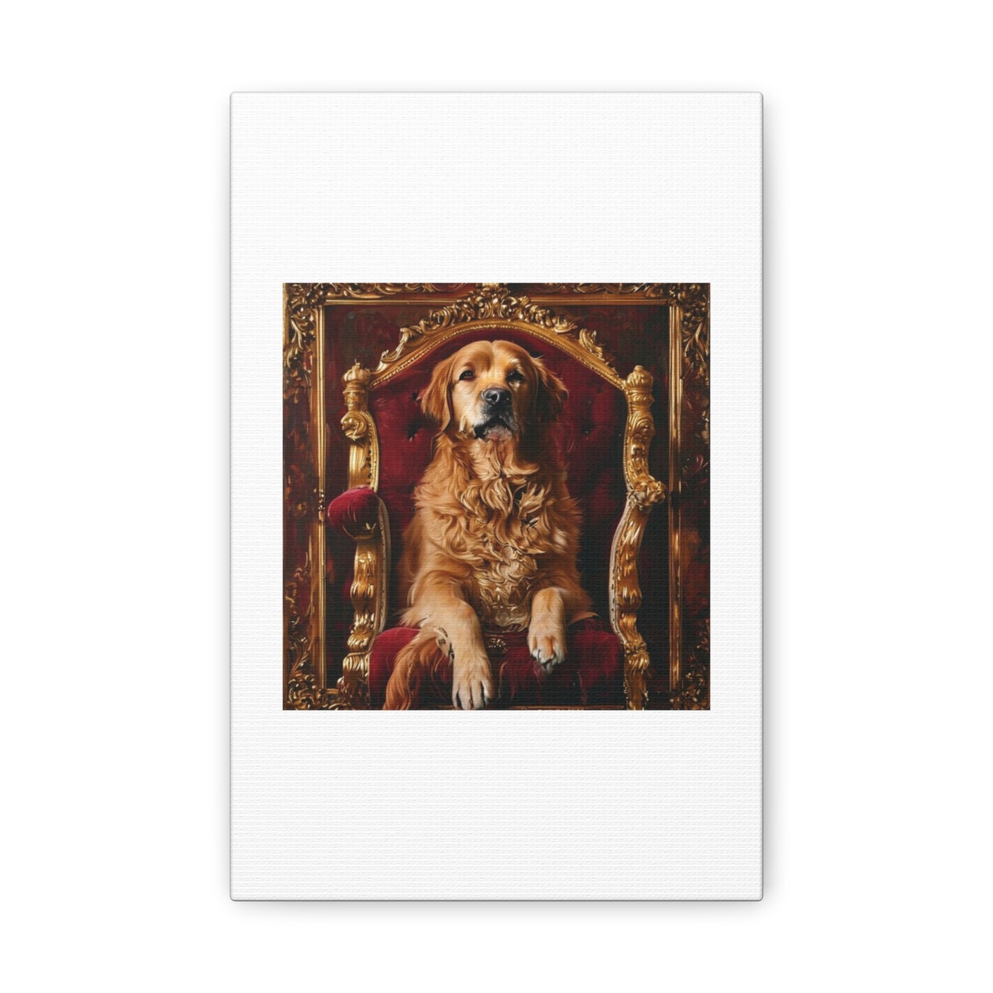 Custom Pet Portrait Classic Stretched Canvas Print | Funny Pet Gift