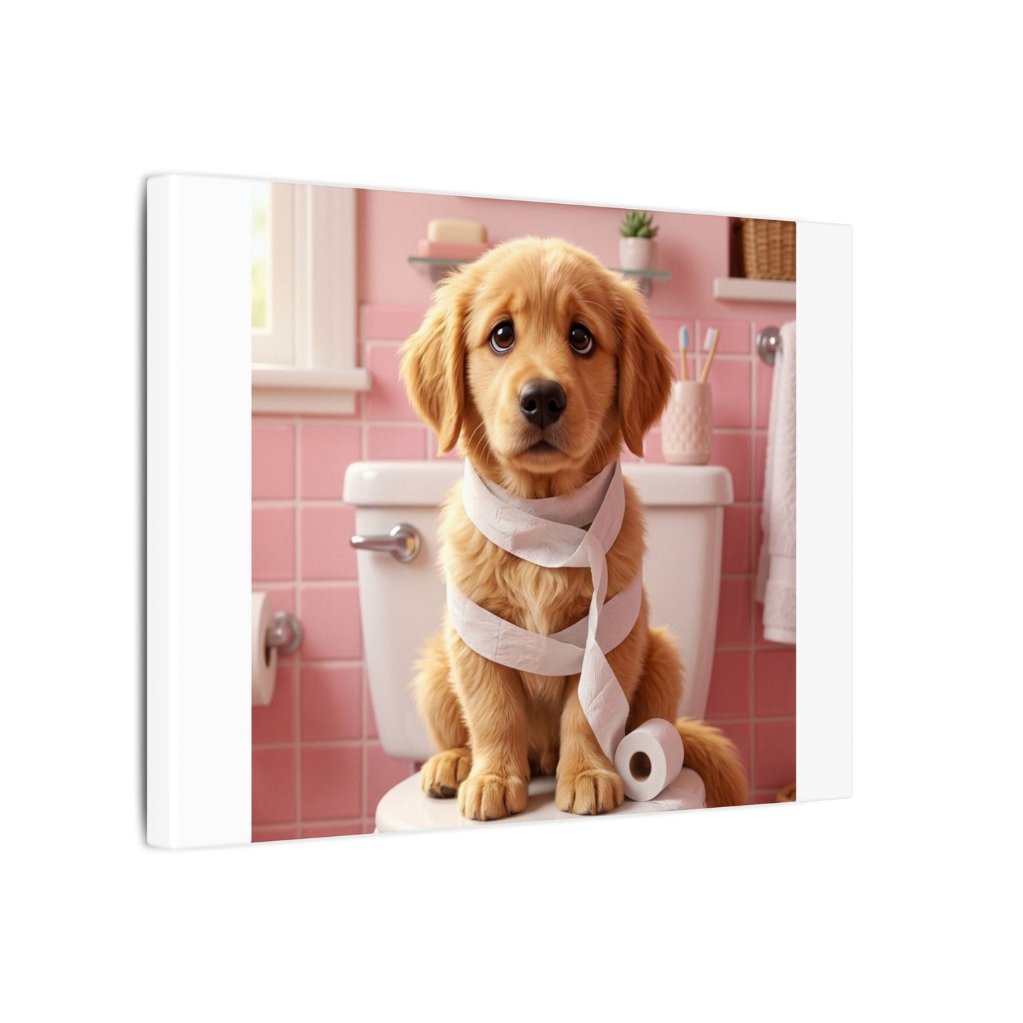 Custom Pet Portrait Canvas Print | Funny Pet Gift