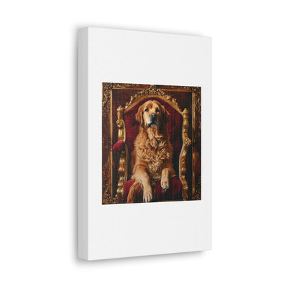 Custom Pet Portrait Classic Stretched Canvas Print | Funny Pet Gift