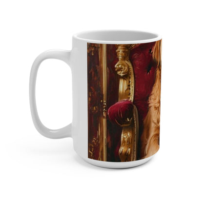 Custom Pet Portrait 15Oz Ceramic Mug | Funny Pet Gift