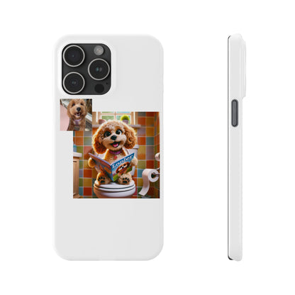Custom Pet Portrait Slim Phone Case | Funny Pet Gift