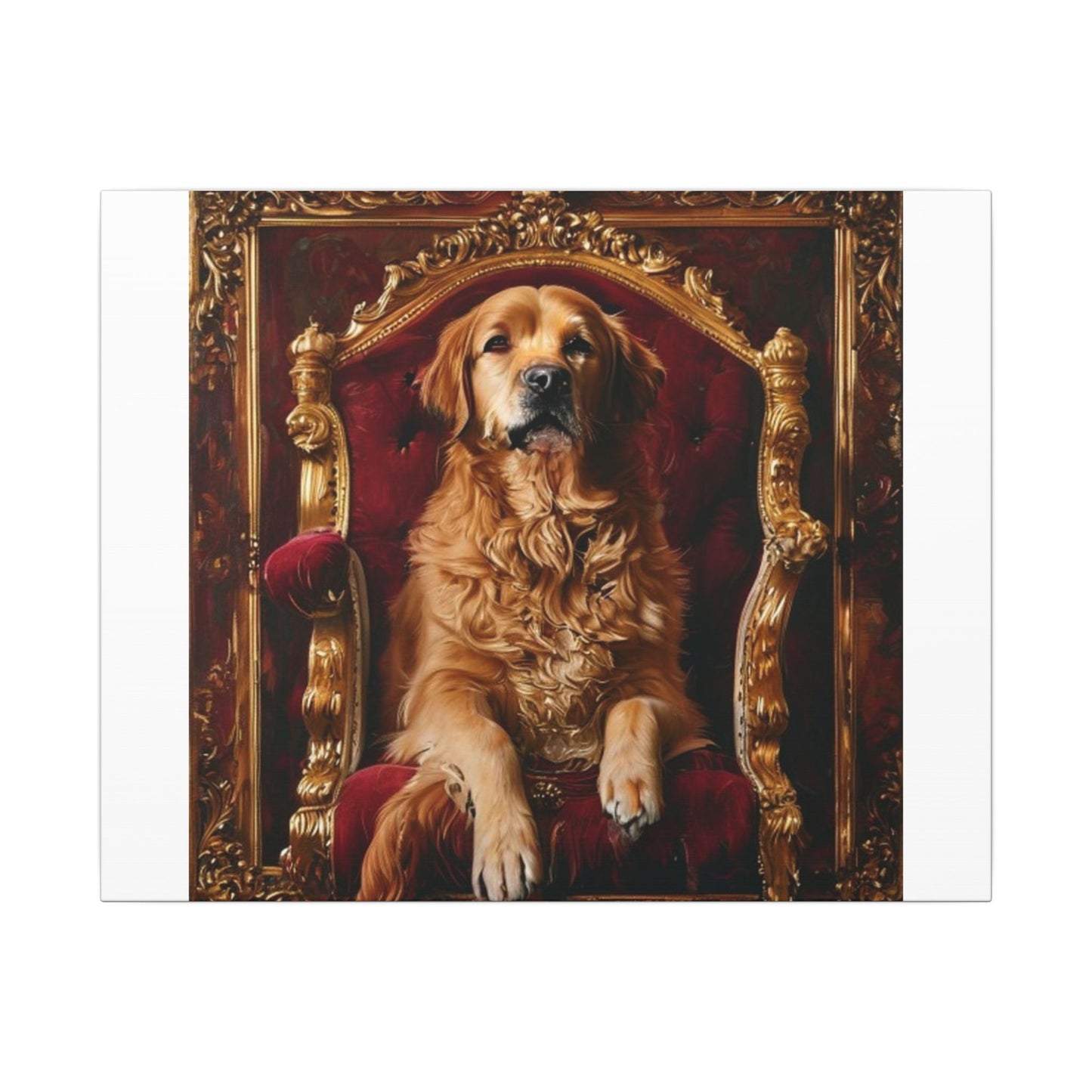 Custom Pet Portrait Canvas Print | Funny Pet Gift