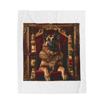 Custom Pet Portrait Fleece Blanket | Funny Pet Gift