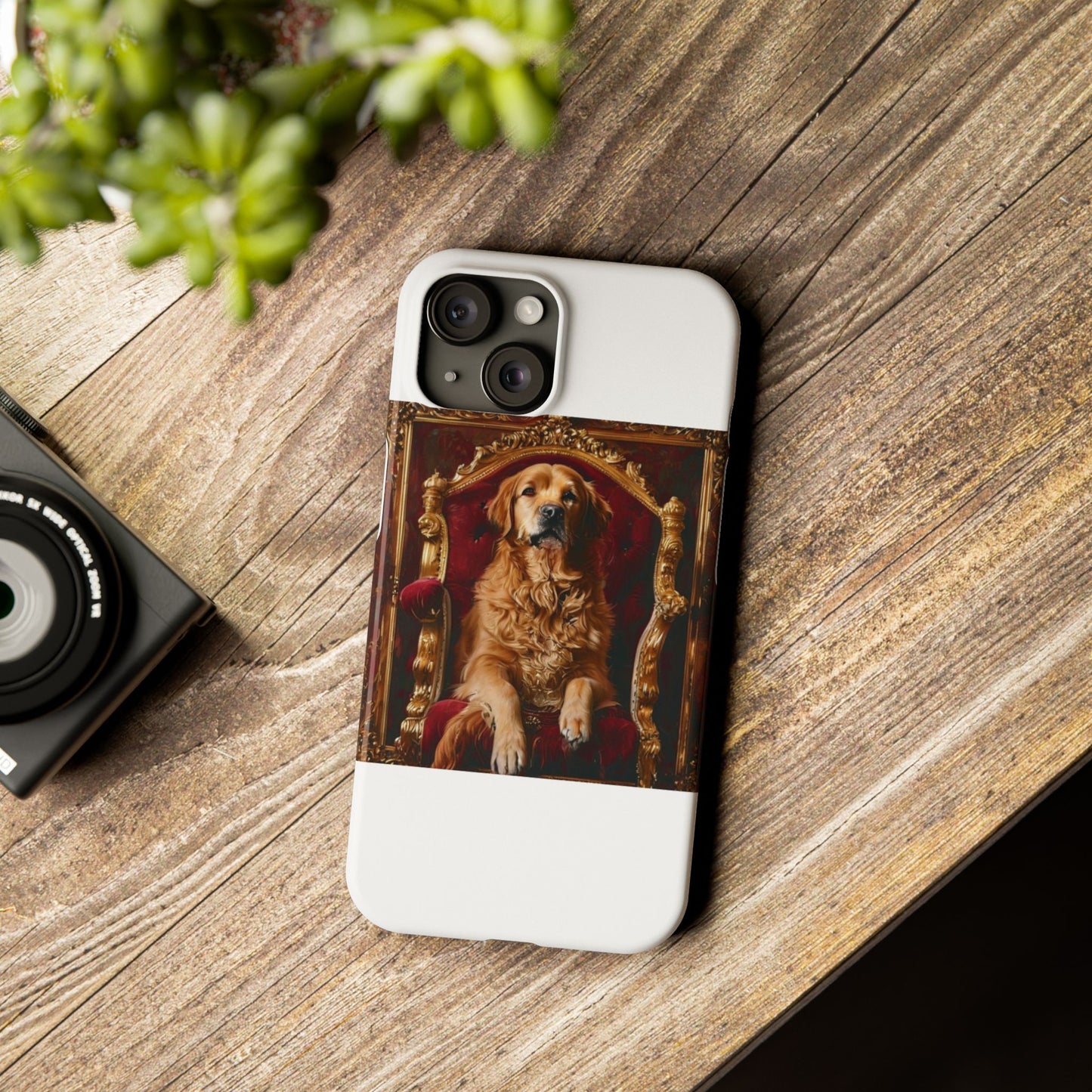 Custom Pet Portrait Slim Phone Case | Funny Pet Gift