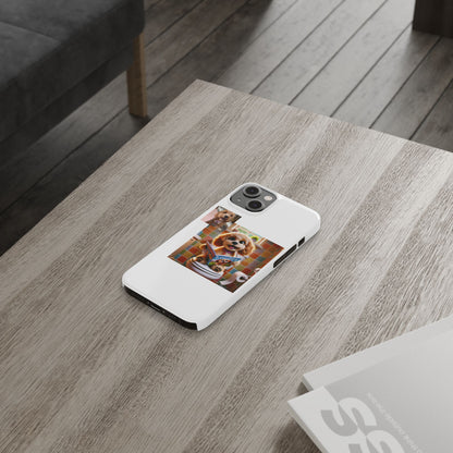 Custom Pet Portrait Slim Phone Case | Funny Pet Gift